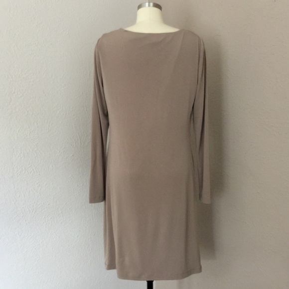 Calvin Klein Draped Neck Polyester Dress - Picture 3 of 5
